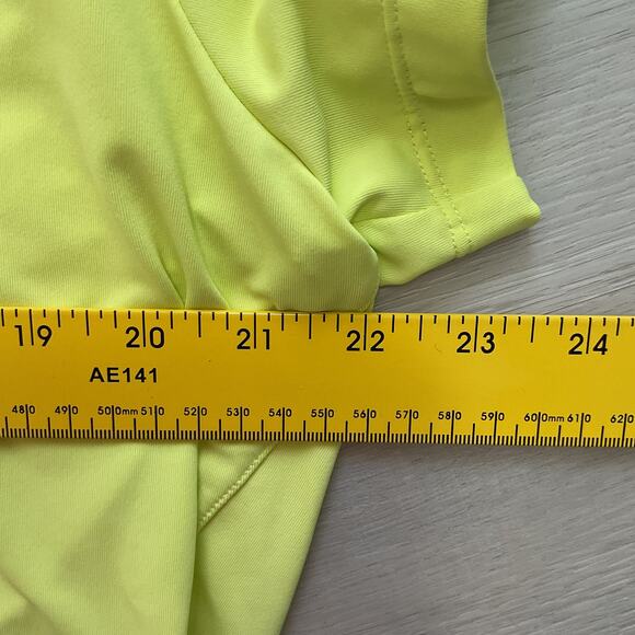 Lillie Green Womens Golf Polo Three Quarter Button Down 1XL - Picture 12 of 13